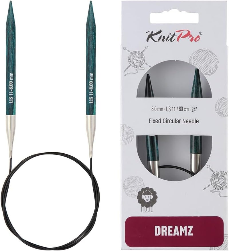 Knit Pro Dreamz Fixed Circular Needles 24" (60cm) | US Size 11 (8mm) - Image 1